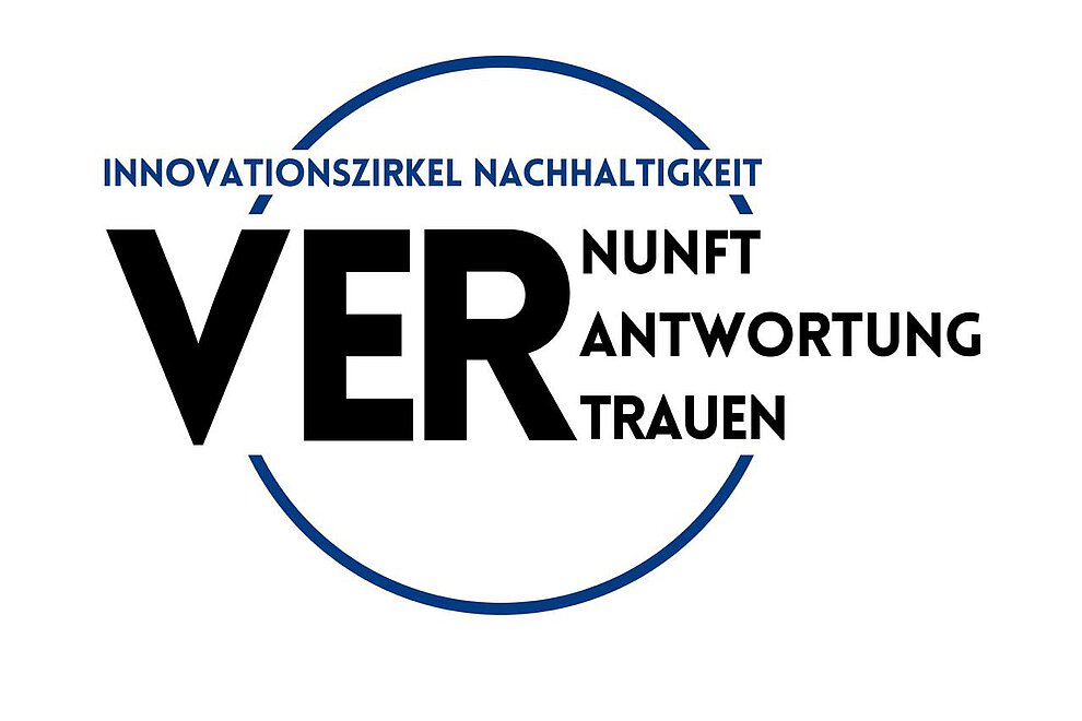 Das Logo des Innovationszirkel Nachhaltigkeit: VERnunft, VERantwortung, VERtrauen